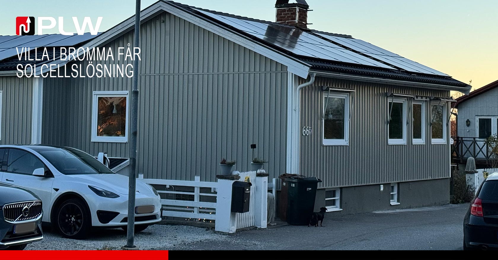 PLW levererar solcellslösning med Sigenergy batterilagring
