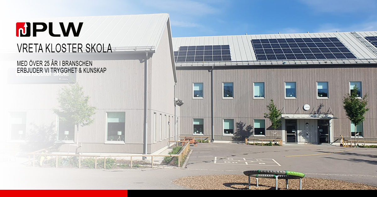 PLW och Skanska färdigställer modern utbildningsmiljö vid Vretakloster Skola